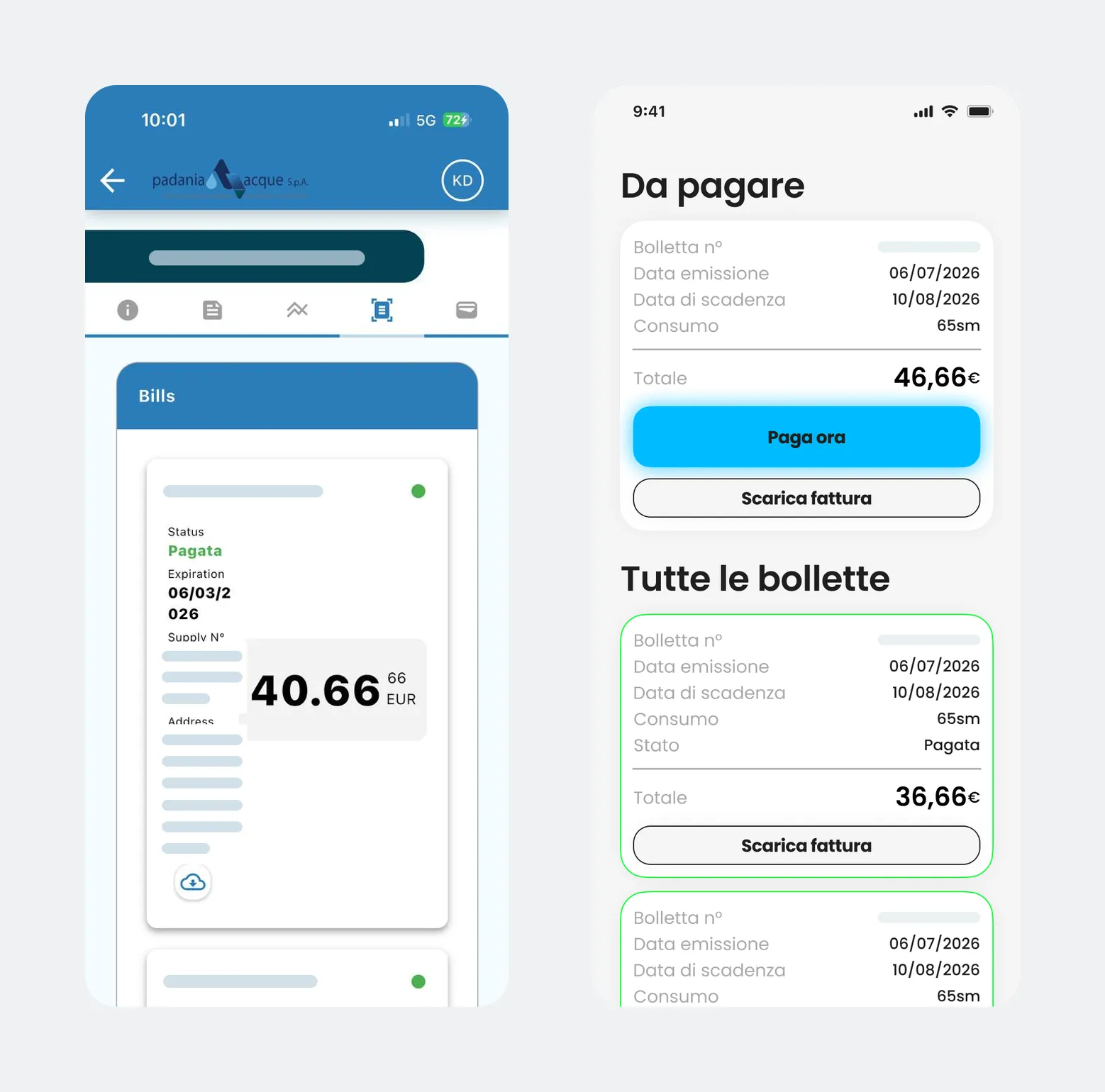 Bills, today and redesigned