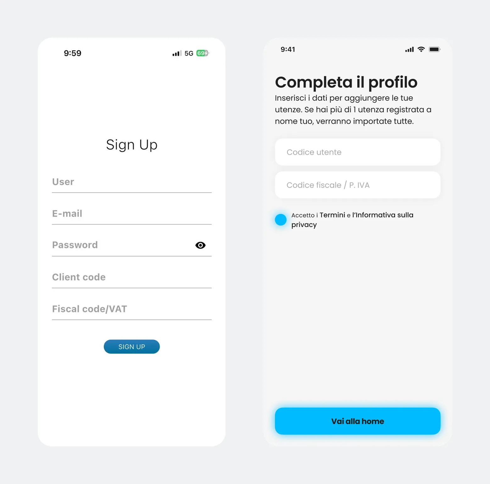 Sign-up, today and redesigned
